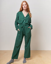 Load image into Gallery viewer, Forest Green Straight Leg Trousers
