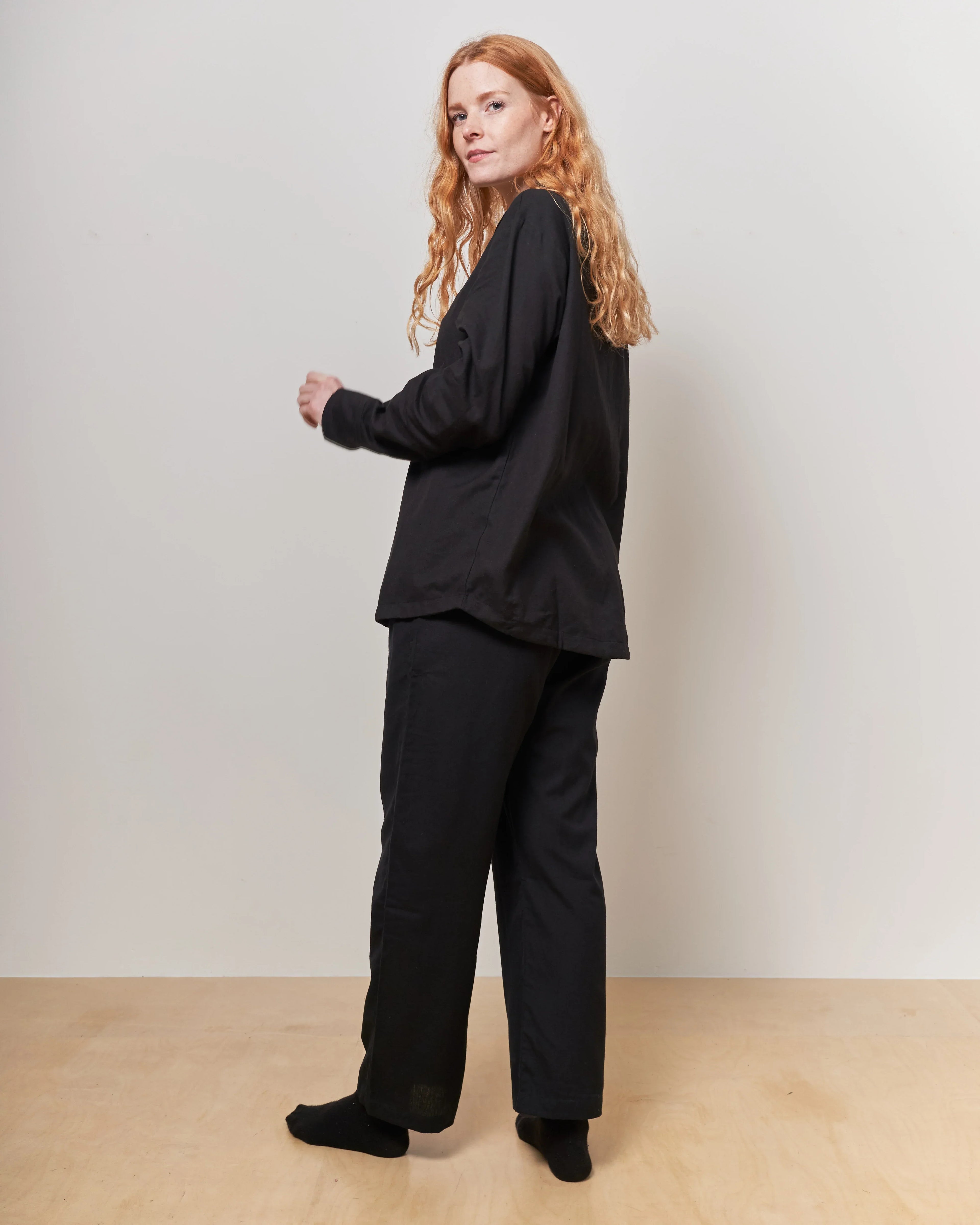 Classic Black Long Sleeve Shirt