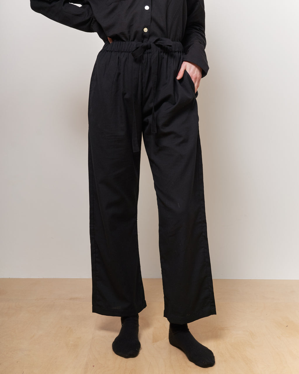 Classic Black Straight Leg Trousers