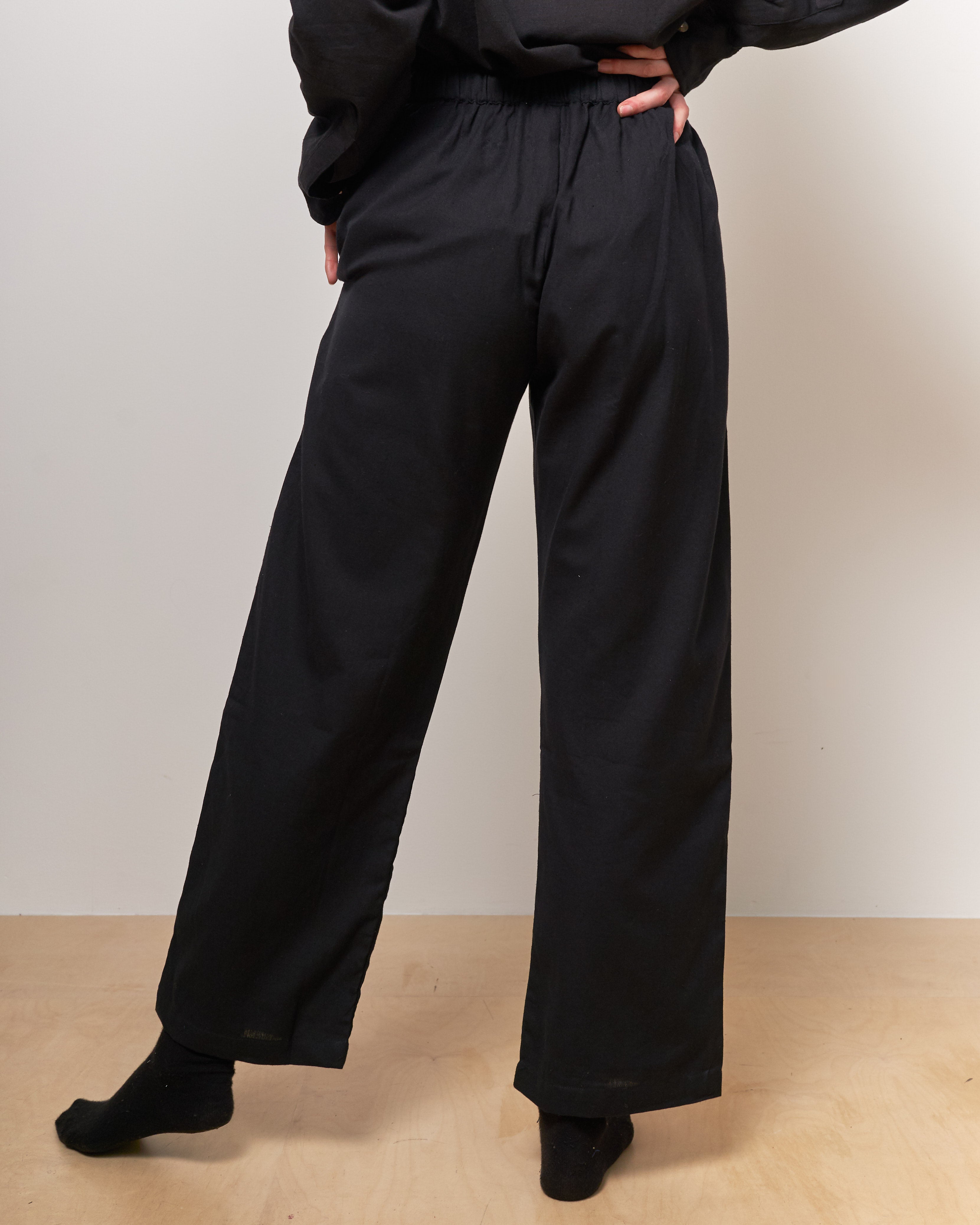 Classic Black Straight Leg Trousers