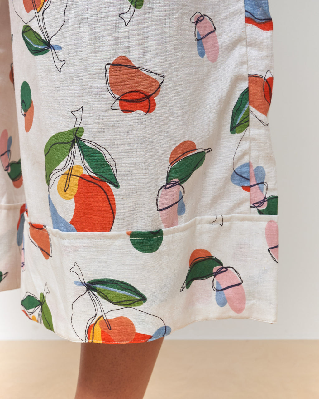 Orange Harvest Wide Hem Culottes