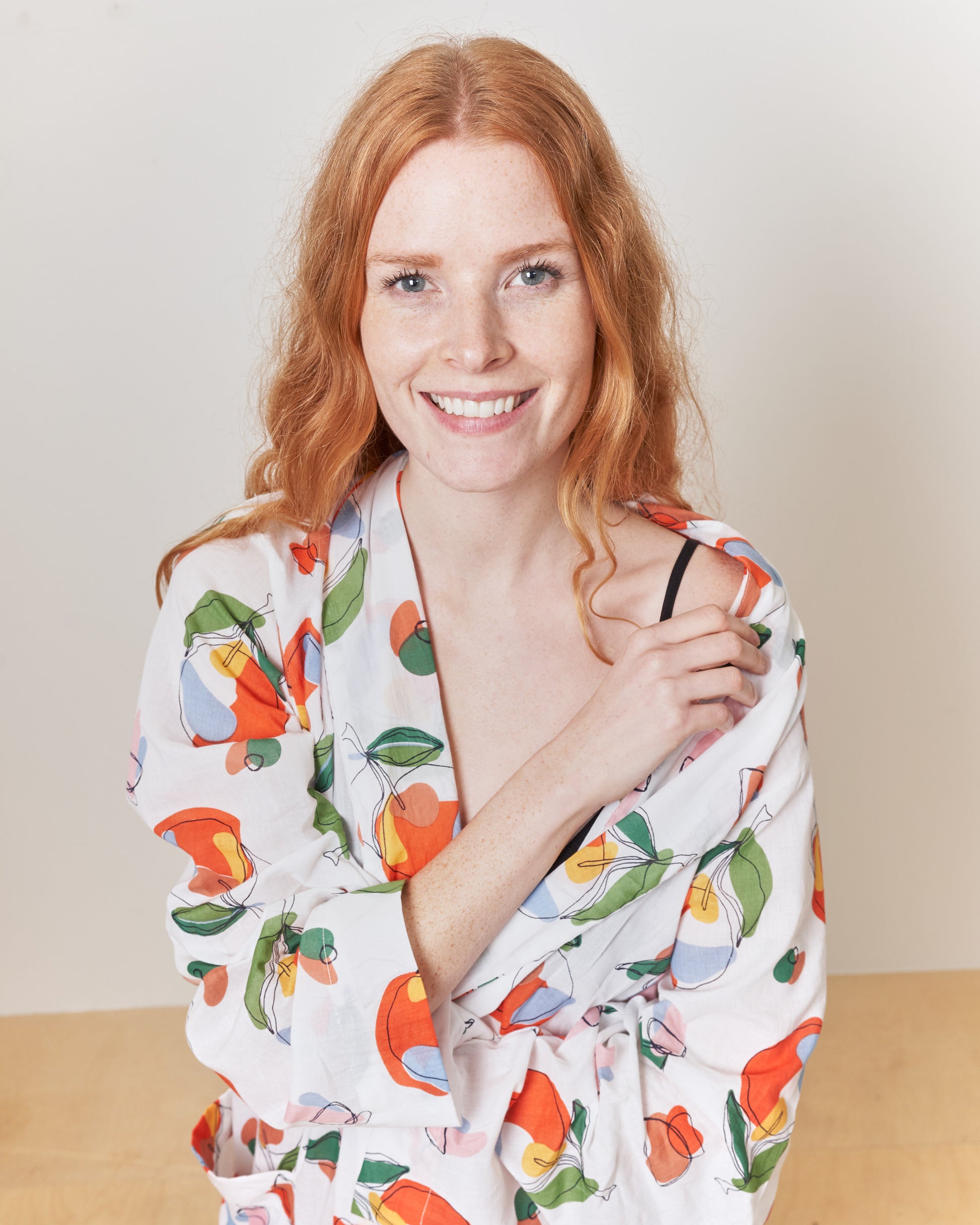 Orange Harvest Robe
