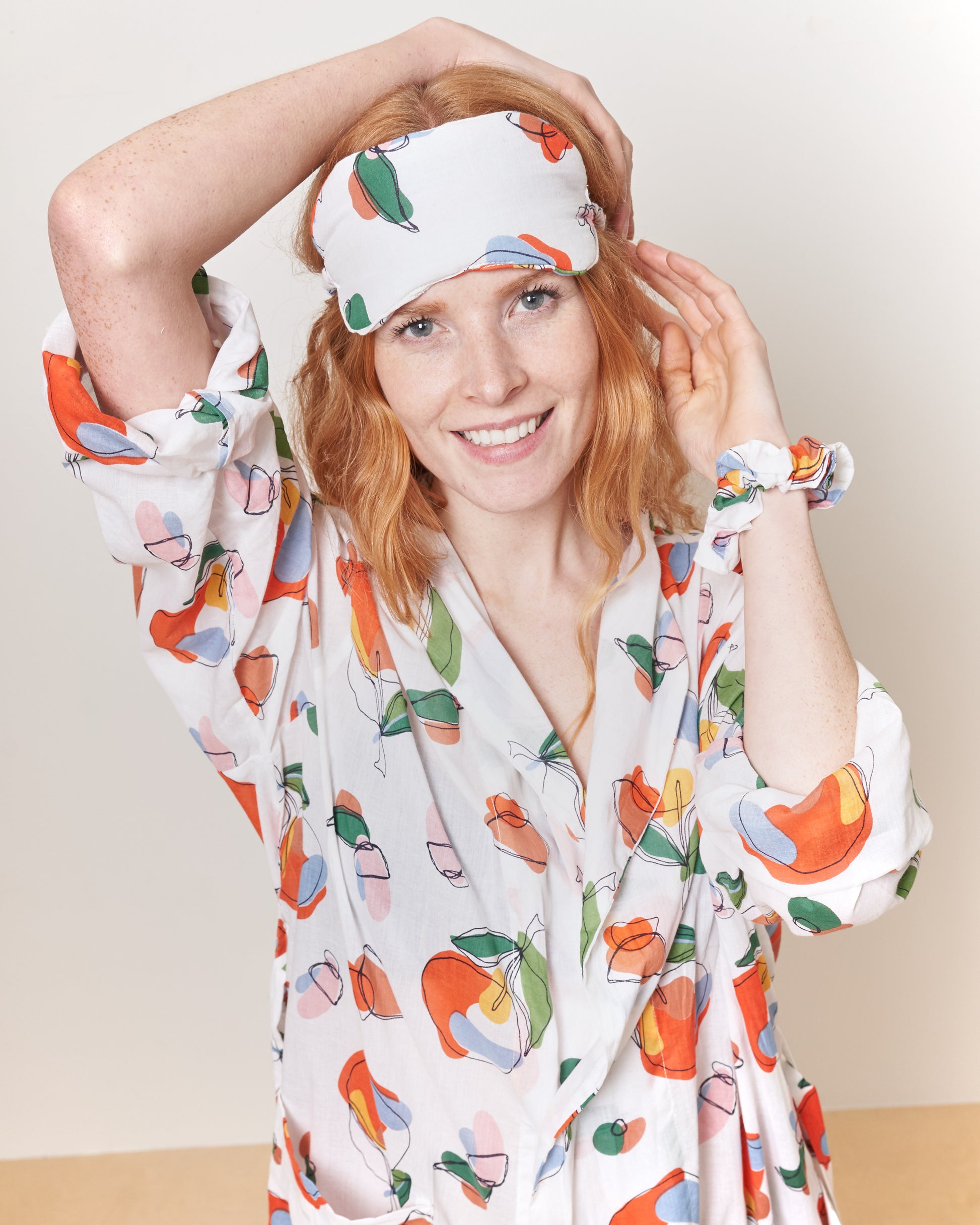 Orange Harvest Eye Mask
