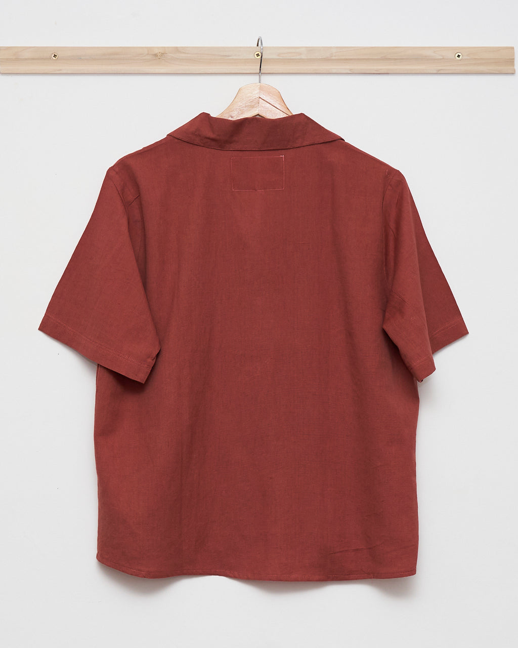 Tobacco Brown Short Sleeve Shirt