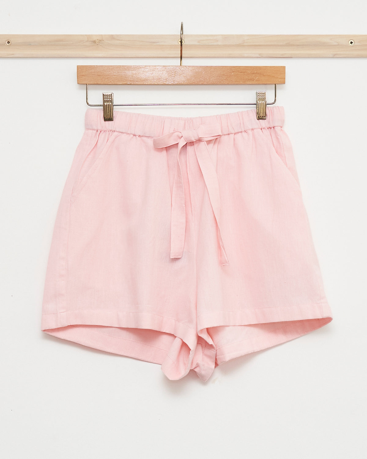 Rose Blush Drawstring Shorts