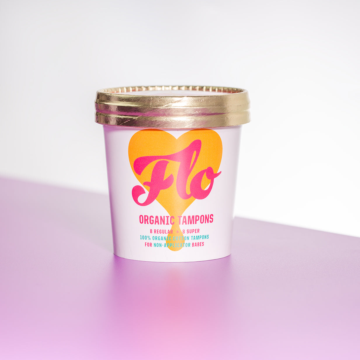 FLO Eco Non-Applicator Tampon Tub