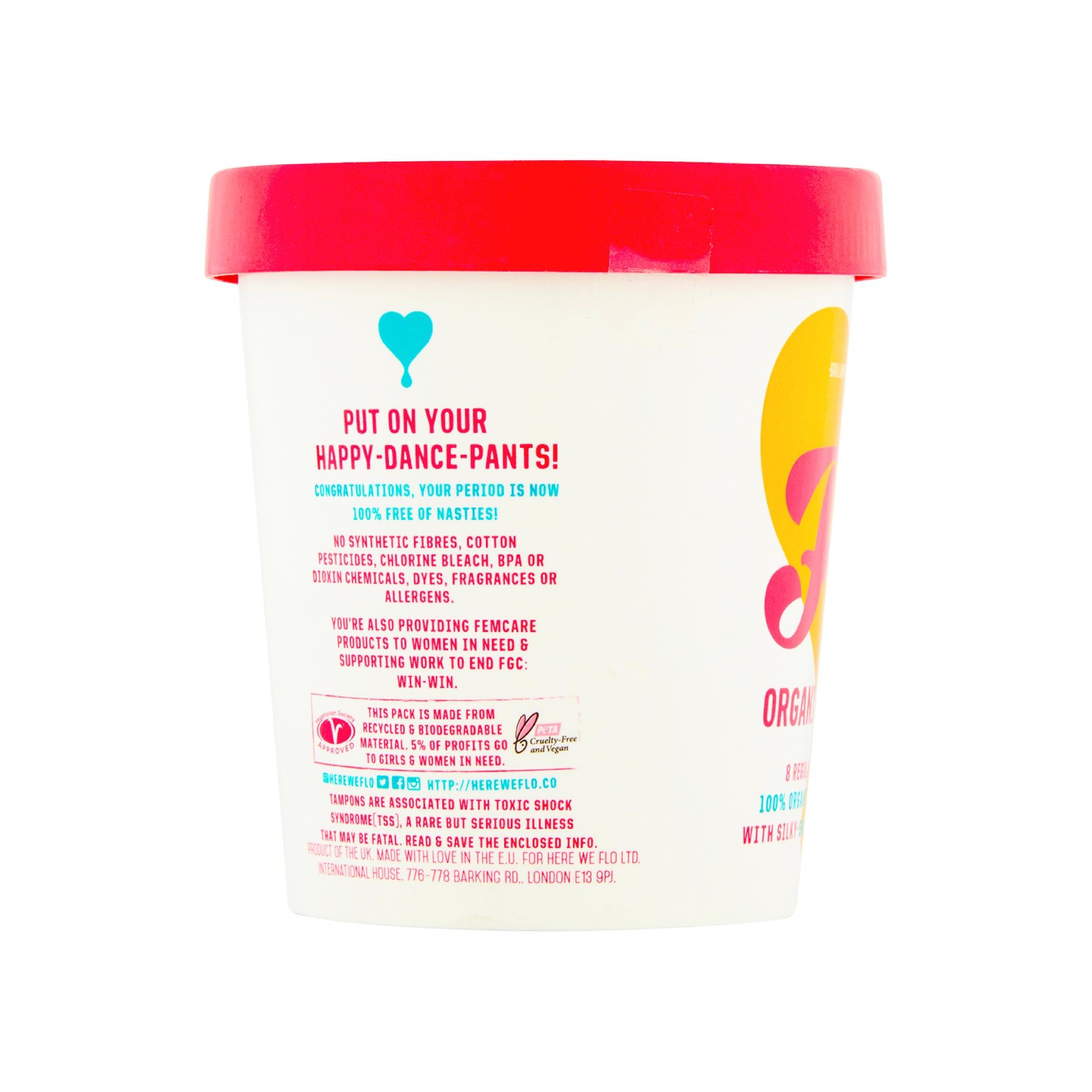 FLO Eco Applicator Tampon Tub