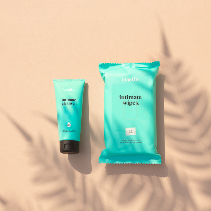 Lunette Biodegradable Intimate Wipes