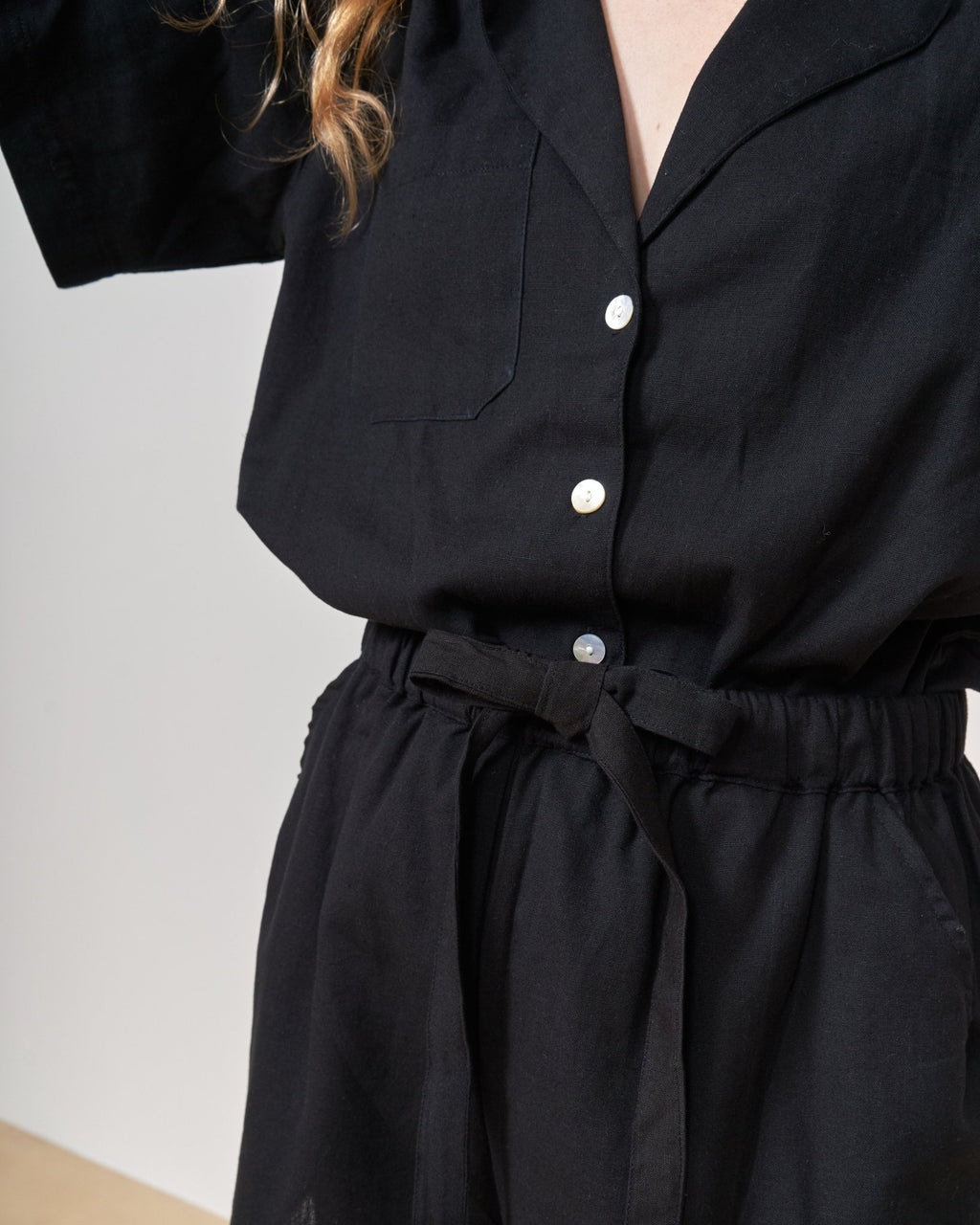 Classic Black Drawstring Shorts - Periodical Powers
