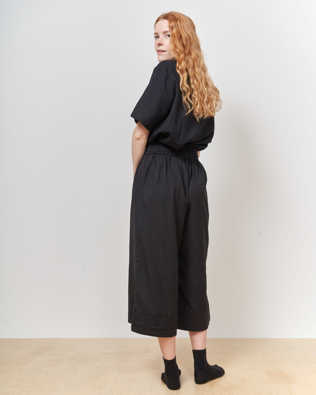 Classic Black Wide Hem Culottes - Periodical Powers