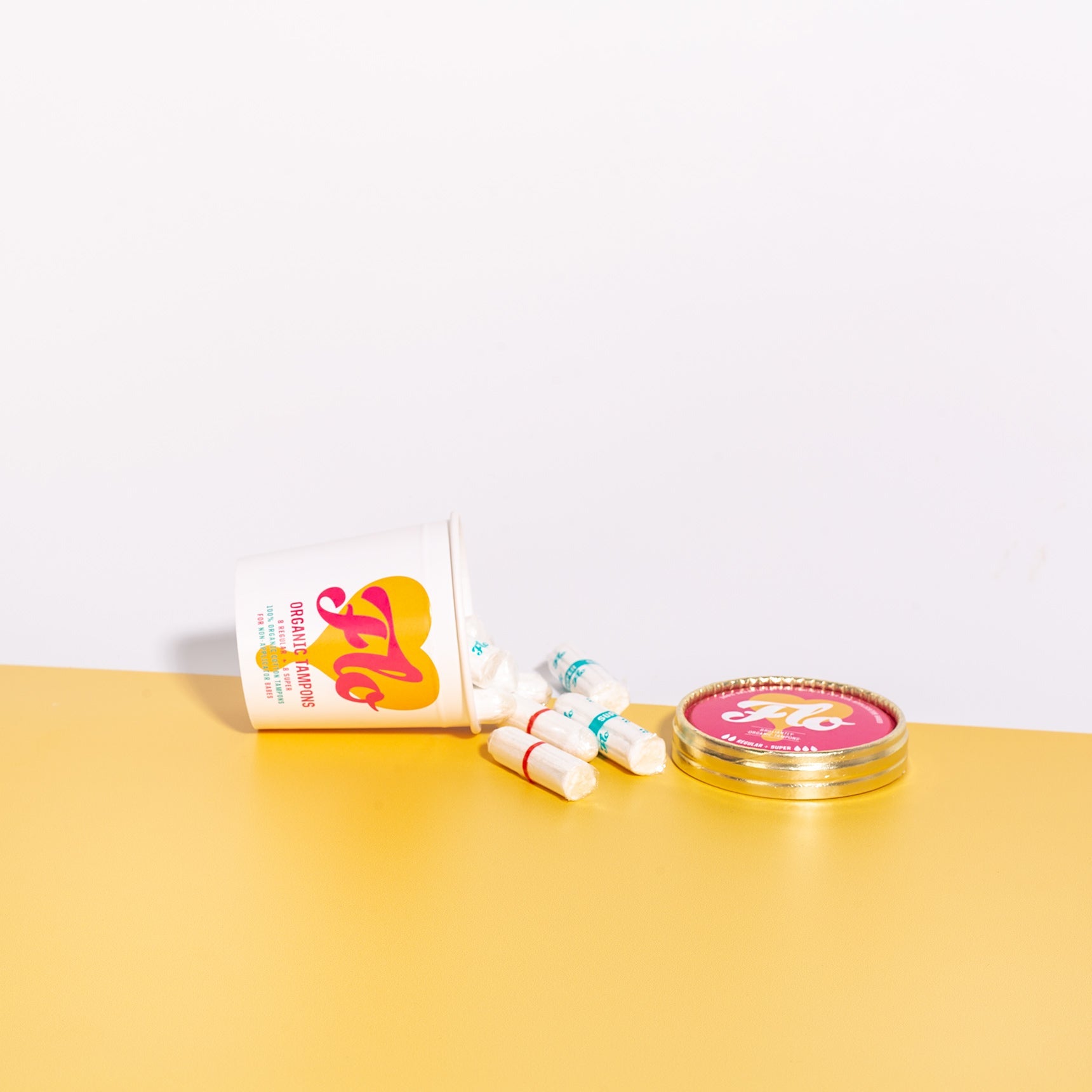 FLO Eco Non - Applicator Tampon Tub - Periodical Powers