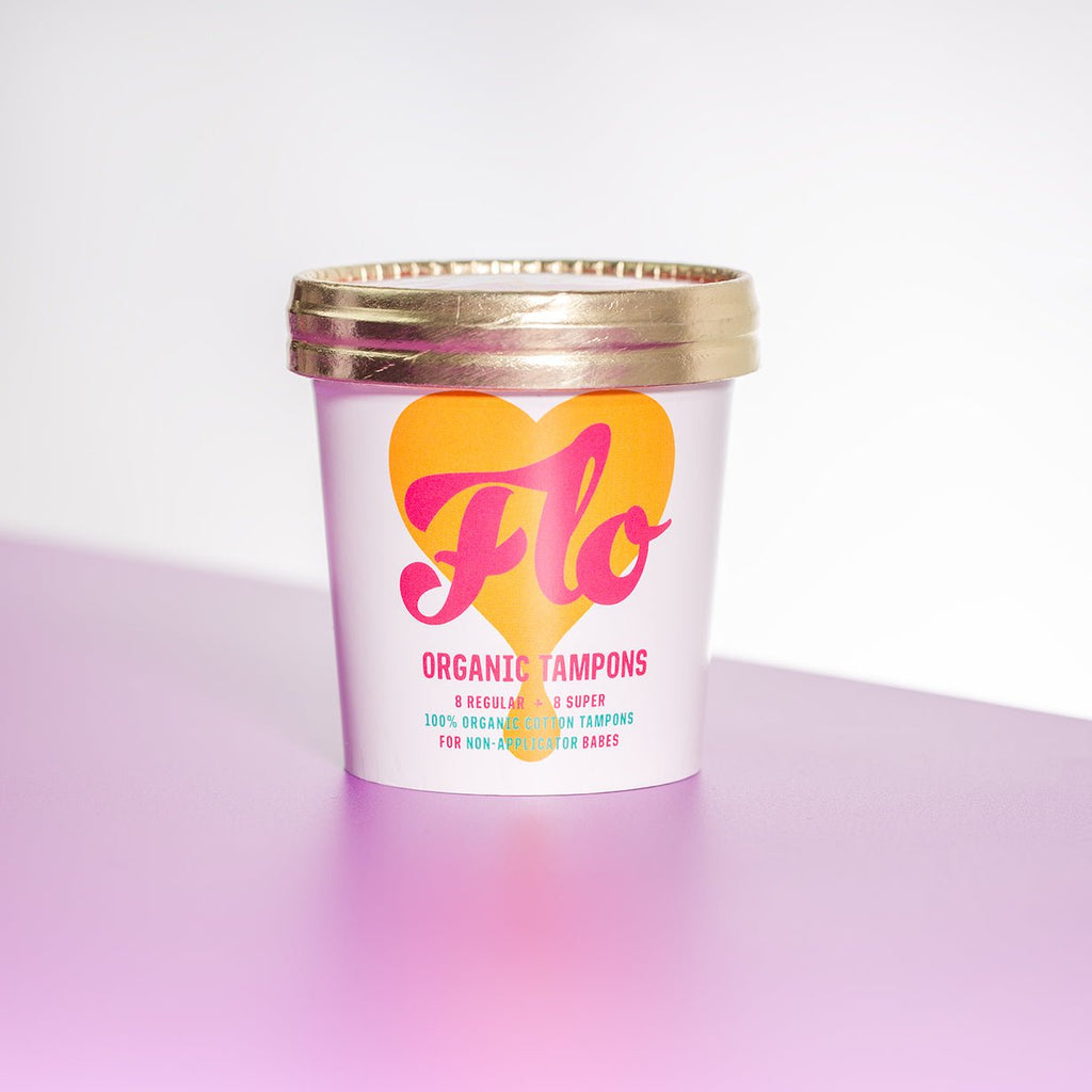 FLO Eco Non - Applicator Tampon Tub - Periodical Powers