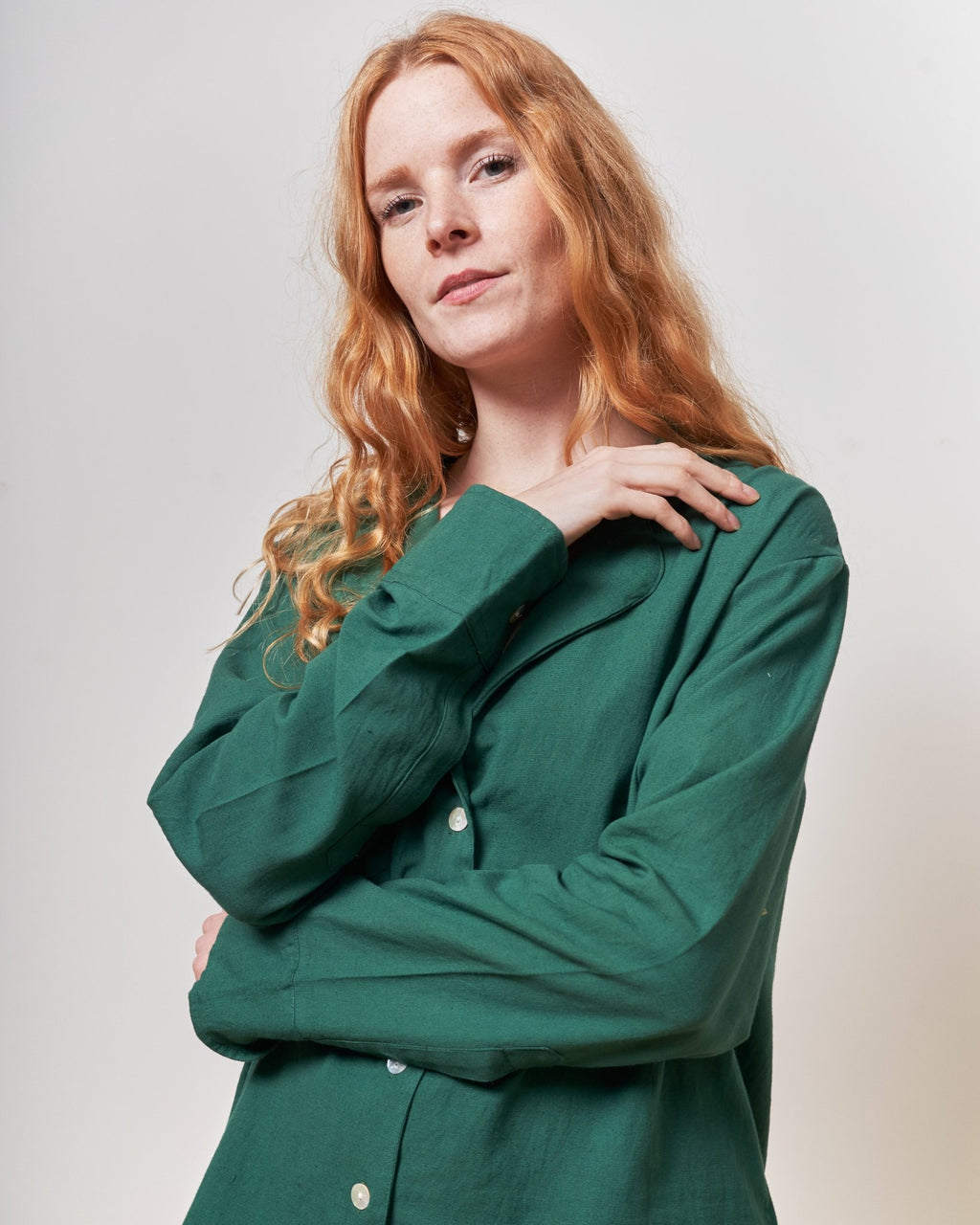 Forest Green Long Sleeve Shirt - Periodical Powers