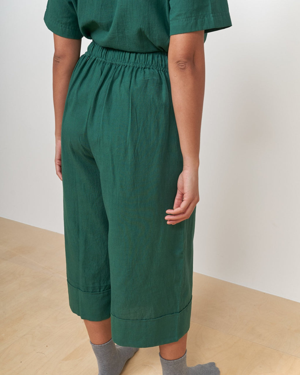Forest Green Wide Hem Culottes - Periodical Powers