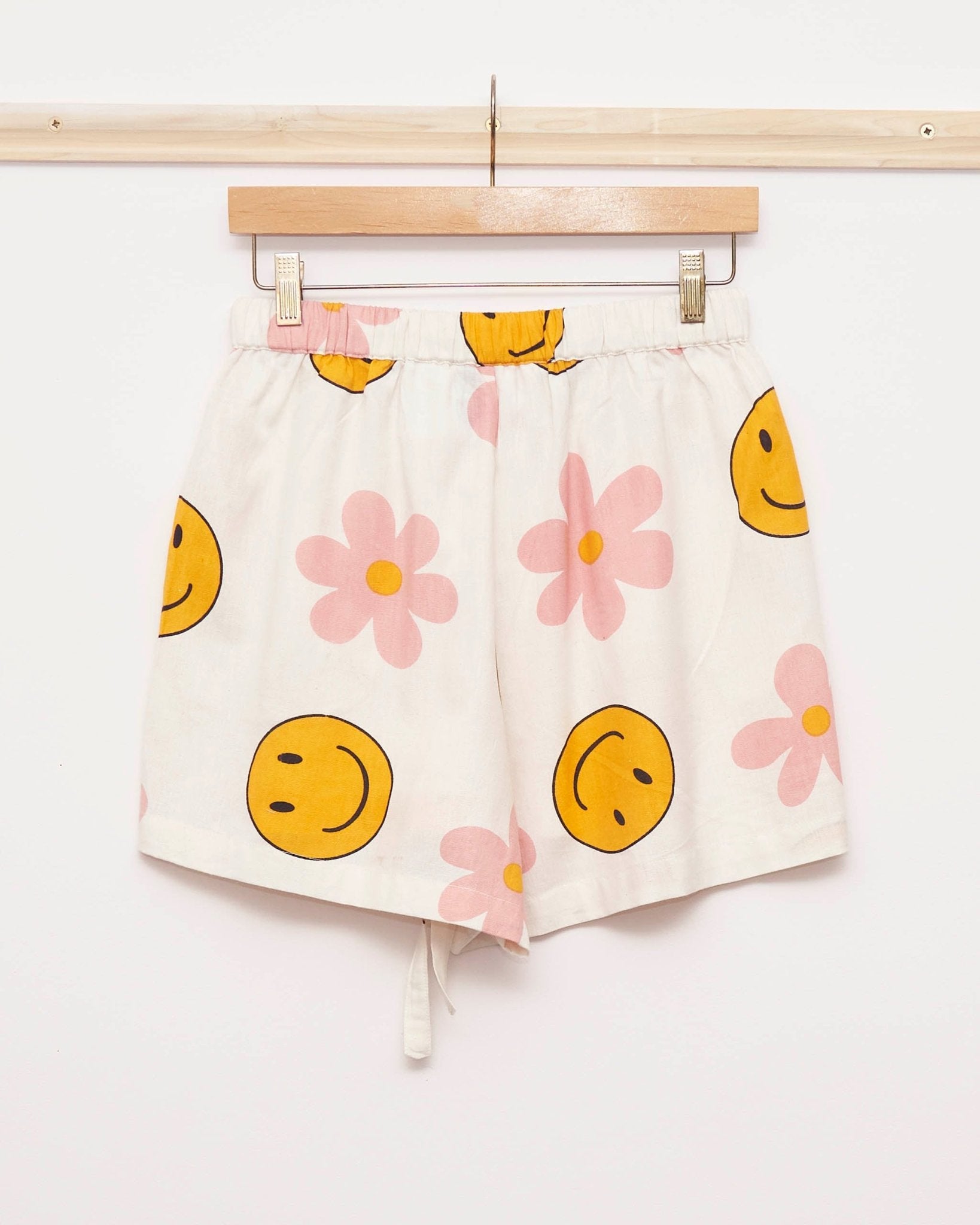 Happy Hippy Drawstring Shorts - Periodical Powers