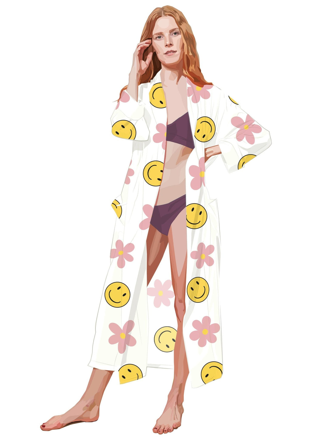 Happy Hippy Robe - Periodical Powers