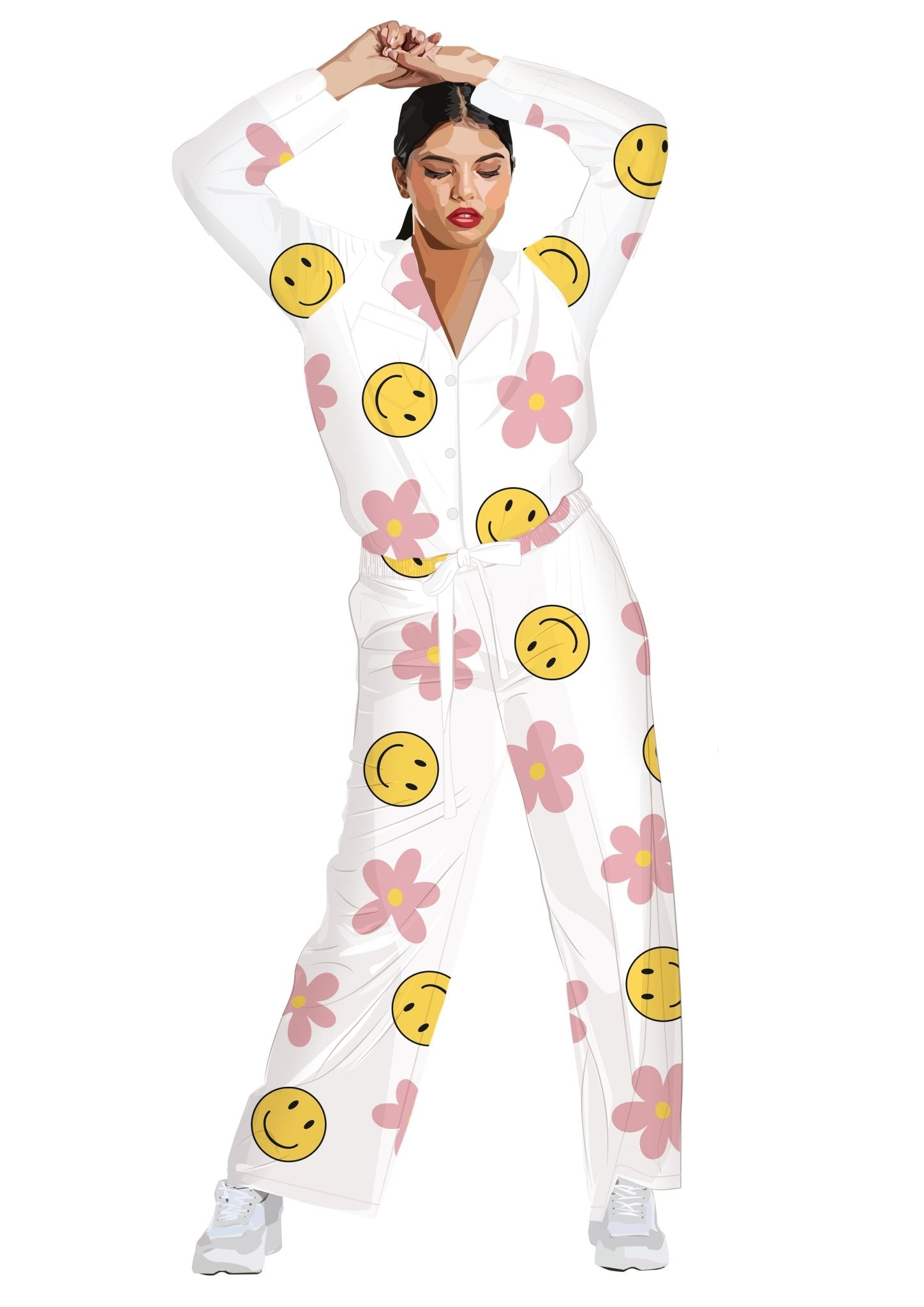 Happy Hippy Straight Leg Trousers - Periodical Powers