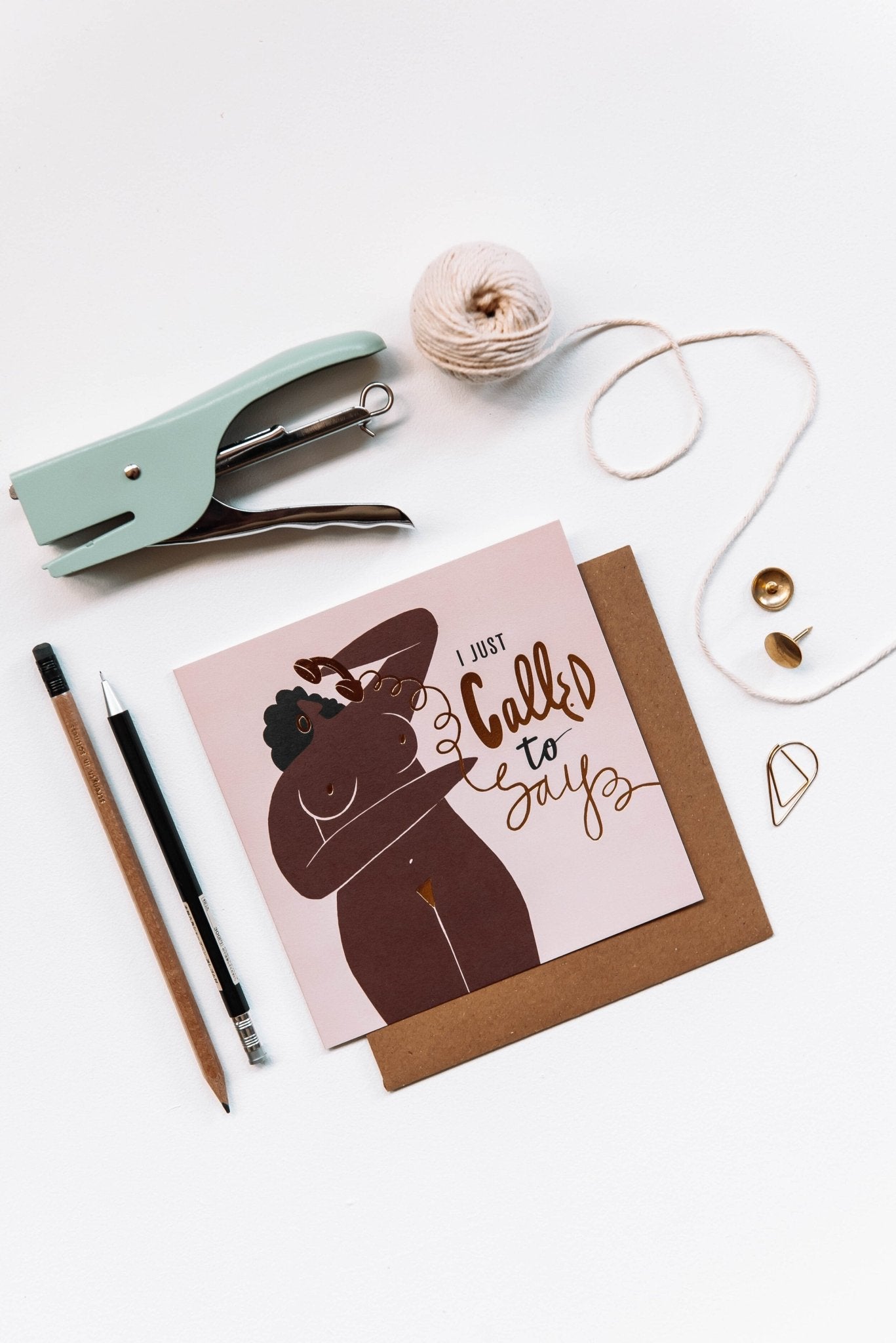 I Just Called To Say Greeting Card - Periodical Powers