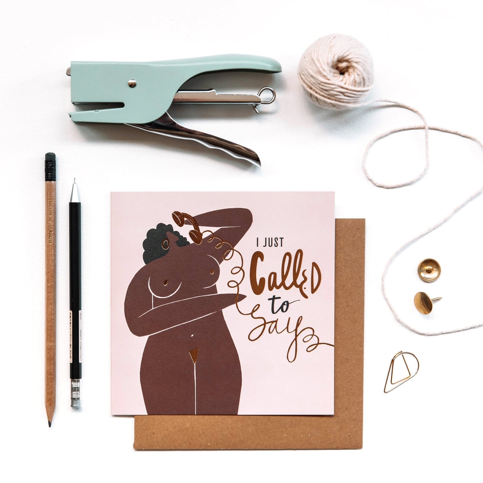 I Just Called To Say Greeting Card - Periodical Powers