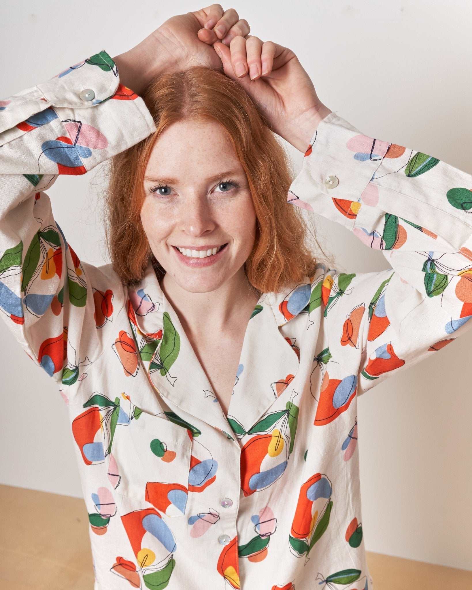 Orange Harvest Long Sleeve Shirt - Periodical Powers