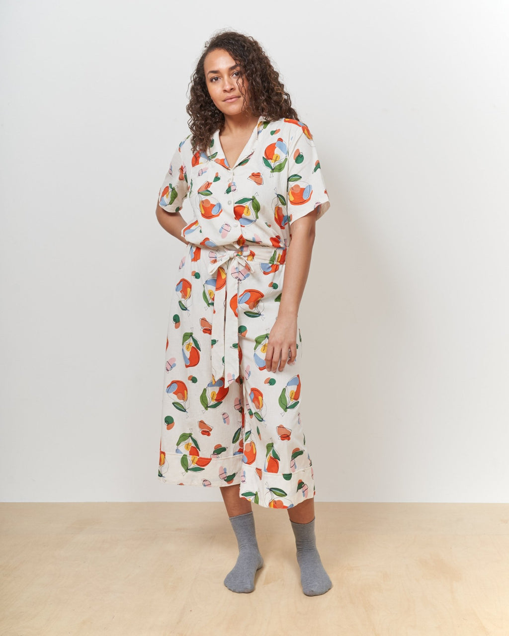 Orange Harvest Wide Hem Culottes - Periodical Powers
