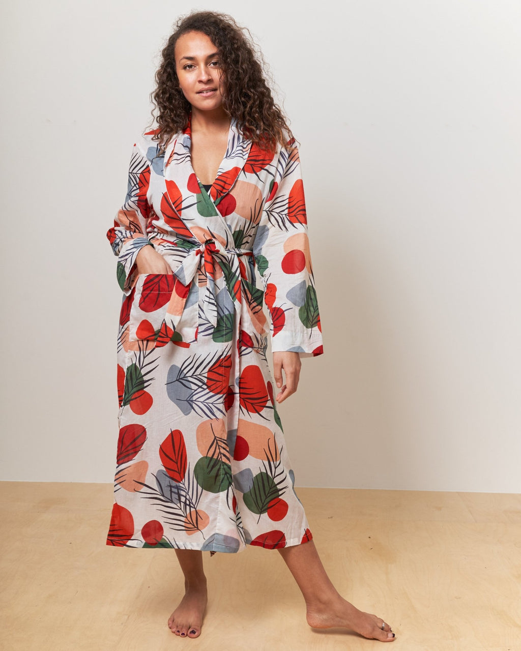 Red & Black Mushroom Robe - Periodical Powers