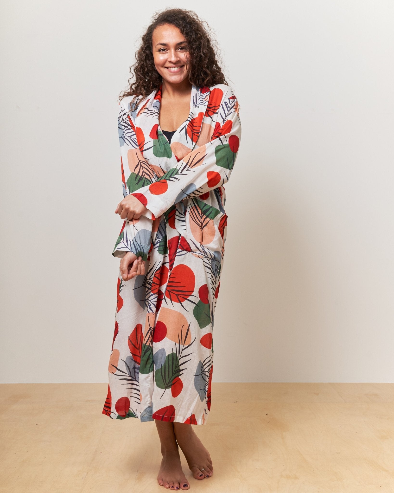 Red & Black Mushroom Robe - Periodical Powers