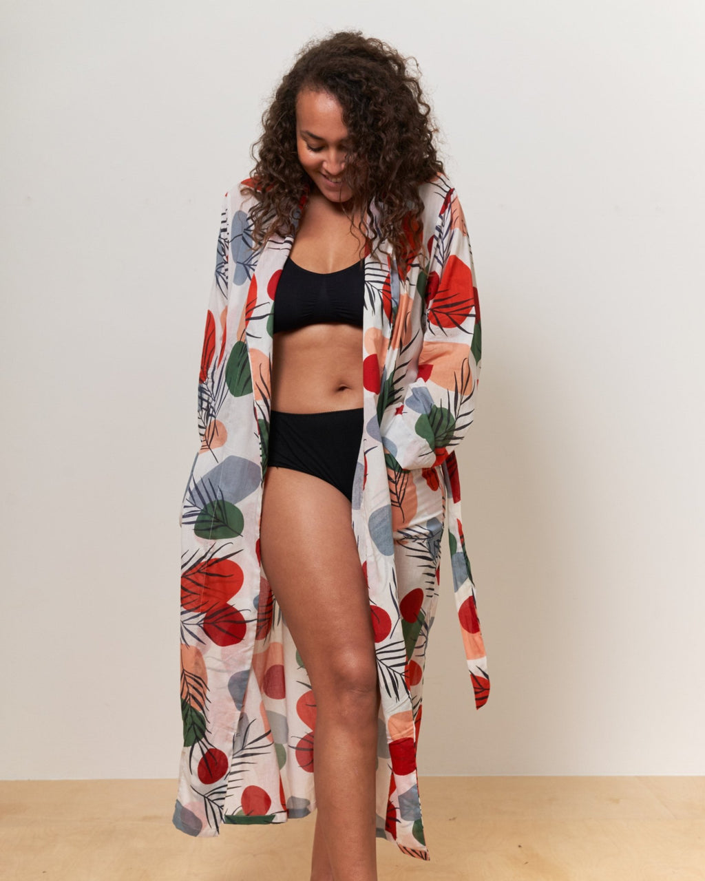 Red & Black Mushroom Robe - Periodical Powers