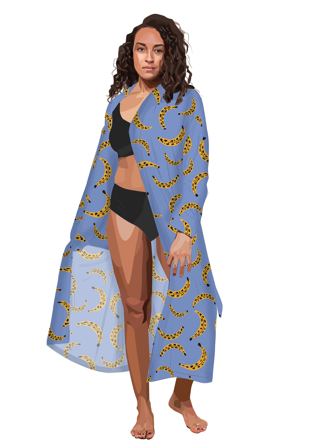 Cool Bananas Robe